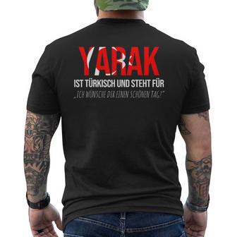 Yarak Schwanz Turkey Turkey Dummer Slogan Schöne Tag S T-Shirt mit Rückendruck - Geschenkecke