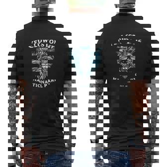 Yellowstone Grizzly Bear Vintage Style Graphic Tee Mens Back Print T-shirt - Thegiftio UK