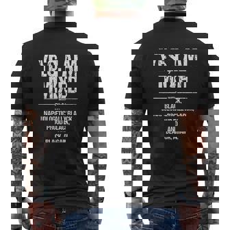 Yes I Am Mixed With Black Proud Black History Month V2 Mens Back Print T-shirt - Thegiftio UK