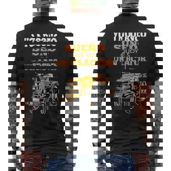 Yo No Ronco Sueño Que Soy Un Tractor Camiseta Hombre Estampado Espalda - Regaloses