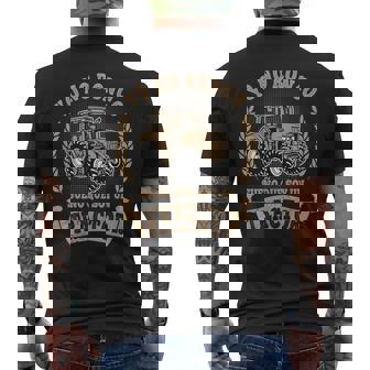 Yo No Ronco Sueno Que Soy Un Tractor Granjero Agricultor Camiseta Hombre Estampado Espalda - Regaloses