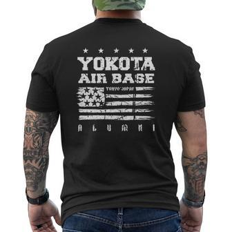 Yokota Air Base Alumni Veteran Fusa Tokyo Japan Mens Back Print T-shirt | Mazezy