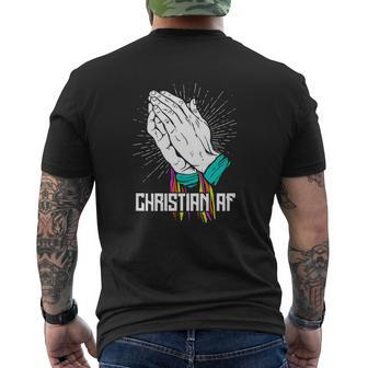 Young Bucks Christian Af Mens Back Print T-shirt - Thegiftio UK