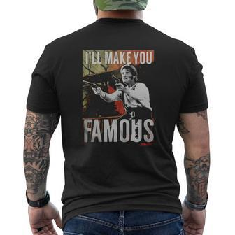 Young Guns Ill Make You Famous Shirt Mens Back Print T-shirt - Thegiftio UK