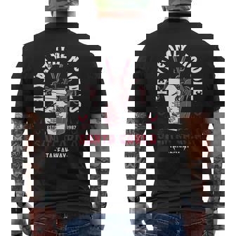 They're Only Noodles Vampire Chinese Food Vintage Horror Men's T-shirt Back Print - Thegiftio