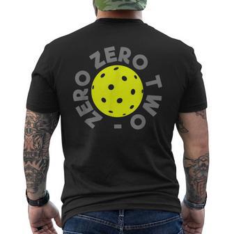 Zero Zero Two Pickleball T Men's T-shirt Back Print - Monsterry