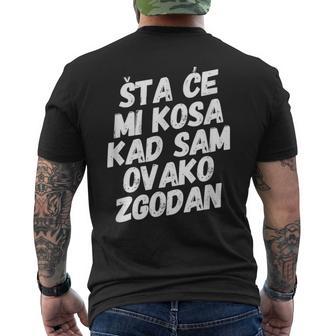 Zgodan Bosna Hrvatska Srbija Jugo Balkan T-Shirt mit Rückendruck - Geschenkecke