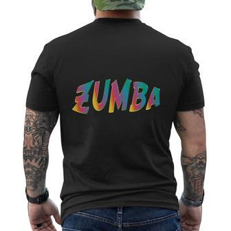 Zumba Dancing Mens Back Print T-shirt - Thegiftio UK