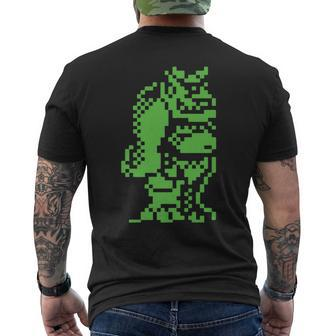 Zx Spectrum Green Troll Bridge 2 3 Ql 8-Bit Retro Gaming Men's T-shirt Back Print - Monsterry UK