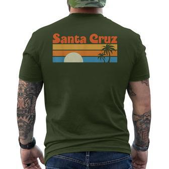 70S 80S Ca City Santa Cruz S T-Shirt mit Rückendruck - Seseable