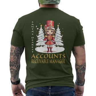 Accounts Receivable Manager Christmas Female Nutcracker Men's T-shirt Back Print | Mazezy