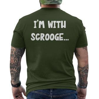 Bah Humbug And Scrooge Christmas Matching Couple Men's T-shirt Back Print - Seseable