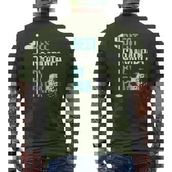 Best Grandpa By Par For Golf Fathers Day Birthday Christmas Men's T-shirt Back Print - Thegiftio UK