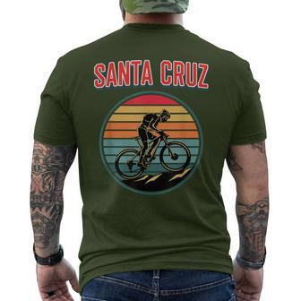 Bicycle Retro Vintage Santa Cruz Summer Cycling T-Shirt mit Rückendruck - Seseable