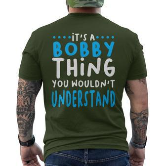 Bobby Name Personalized Christmas Present Robert Men's T-shirt Back Print - Monsterry UK