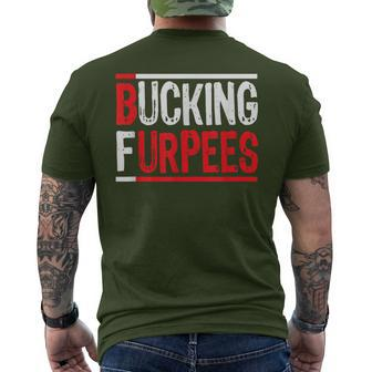 Bucking Furpees Burpees Workout Enthusiast Christmas Men's T-shirt Back Print - Monsterry