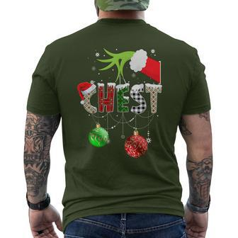 Chest Nuts Christmas Matching Couple Chestnuts Pajama Men's T-shirt Back Print | Seseable CA