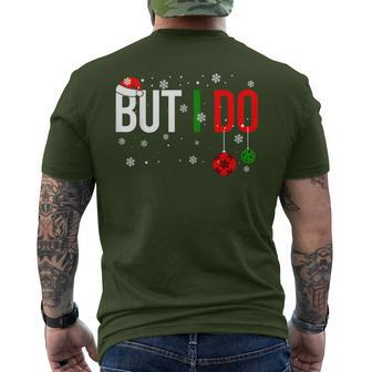 Don't Do Matching Christmas Outfits But I Do Family Men's T-shirt Back Print - Monsterry