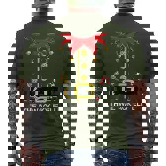Elf Group Family Matching The Wacky Elf Christmas Men's T-shirt Back Print - Seseable