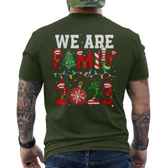 Family Christmas 2023 Matching Squad Santa Xmas Men's T-shirt Back Print - Seseable