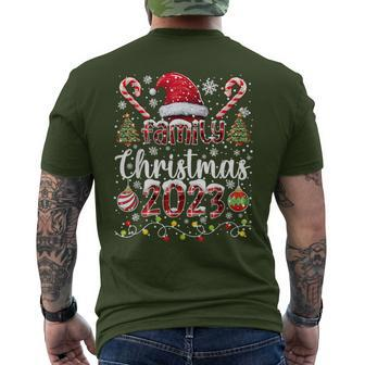 Family Christmas 2023 Matching Family Christmas Xmas Squad Men's T-shirt Back Print - Seseable