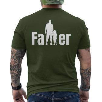 Father And Daughter Cute Christmas From Daughter To Dad Men's T-shirt Back Print - Monsterry DE
