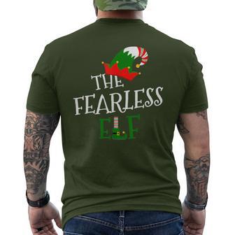 The Fearless Elf Family Matching Group Christmas Xmas Men's T-shirt Back Print - Monsterry AU