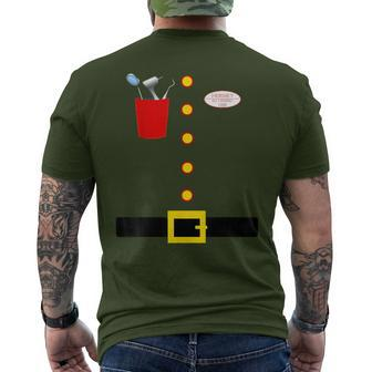 Hermey Dentist Elf Costume Elf Dentist Christmas Men's T-shirt Back Print - Monsterry