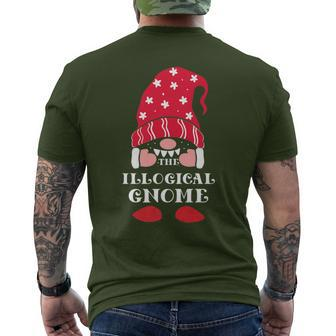 The Illogical Christmas Gnome Men's T-shirt Back Print - Monsterry UK