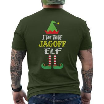I'm The Jagoff Elf Matching Group Christmas Party Xmas Men's T-shirt Back Print - Monsterry AU