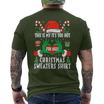 This Is My Its Too Hot For Ugly Christmas Sweaters Xmas 2023 Men's T-shirt Back Print | Mazezy