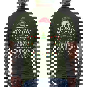 Most Likely To Party With The Elves Family Christmas Men's T-shirt Back Print | Seseable CA