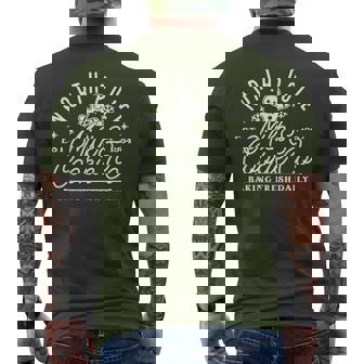 North Pole Milk And Cookie Co Baking Christmas Costume Men's T-shirt Back Print - Thegiftio