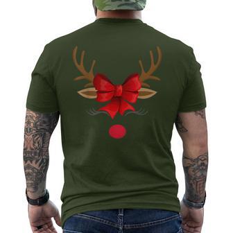 Rudolph The Red Nose Reindeer Christmas Men's T-shirt Back Print - Monsterry DE