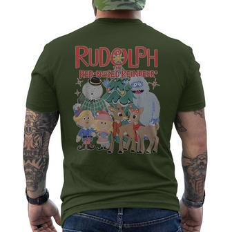 Rudolph The Red Nosed Reindeer Christmas Special Xmas Men's T-shirt Back Print - Thegiftio UK