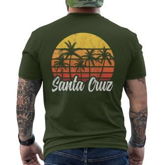 Santa Cruz Retro Vintage 70S 80S California T-Shirt mit Rückendruck - Seseable
