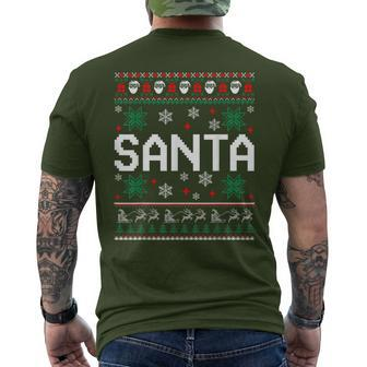 I Am So Good Santa Came Twice Couples Matching Christmas Men's T-shirt Back Print - Seseable
