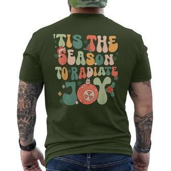 Tis The Season To Radiate Joy Xray Tech Radiology Christmas Men's T-shirt Back Print | Mazezy