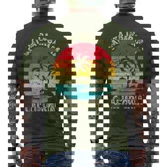 Vacaciones Familiaresintage Retro California Santa Barbara Beach Camiseta Hombre Estampado Espalda - Regaloses