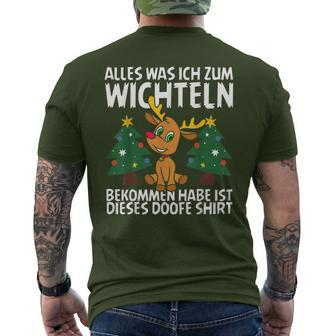 Weihnachts-Wichtel Schwarz Kurzärmliges Herren-T-Kurzärmliges Herren-T-Shirt, Lustiges Motiv für Feiern - Seseable