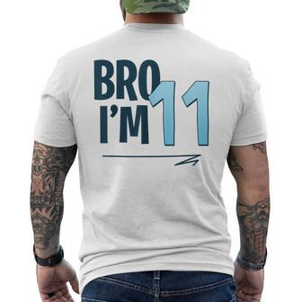 11Th Birthday Boy Bro I'm 11 Year Old Eleven Bday Men's T-shirt Back Print - Thegiftio UK