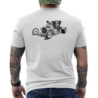 1927 T-Bucket Blown Hot Rod Will Glover Collection Men's T-shirt Back Print - Monsterry DE