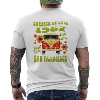 1967 Summer Of Love San Francisco Haight Ashbury Hippie Shirt Mens Back Print T-shirt - Thegiftio UK