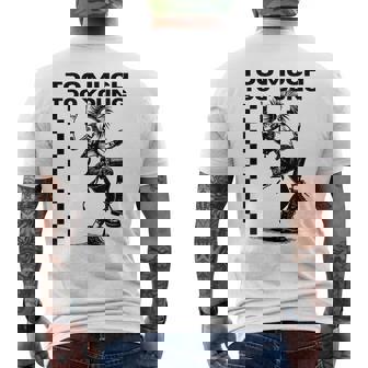 2 Tonos Ska Demasiado Demasiado Joven Camiseta Hombre Estampado Espalda - Regaloses
