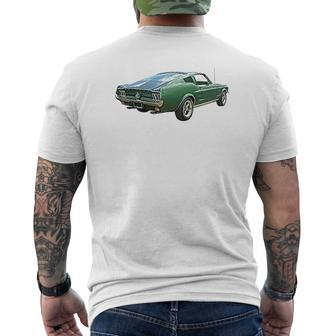67 Mustang Fastback Mens Back Print T-shirt - Thegiftio UK