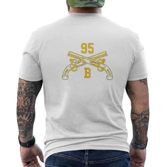 95B Military Police Mens Back Print T-shirt - Thegiftio