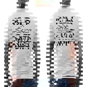 Abanico De Montaña Rusa Addict I Cool Camiseta Hombre Estampado Espalda - Regaloses
