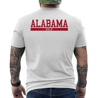 Alabama Golf Men's T-shirt Back Print - Monsterry