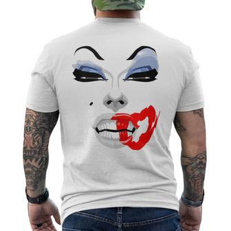 Alaska's Terrible Makeup Drag Queen Men's T-shirt Back Print - Monsterry