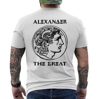 Alexander The Great Ancient Greece Greek Macedon Men's T-shirt Back Print - Monsterry AU